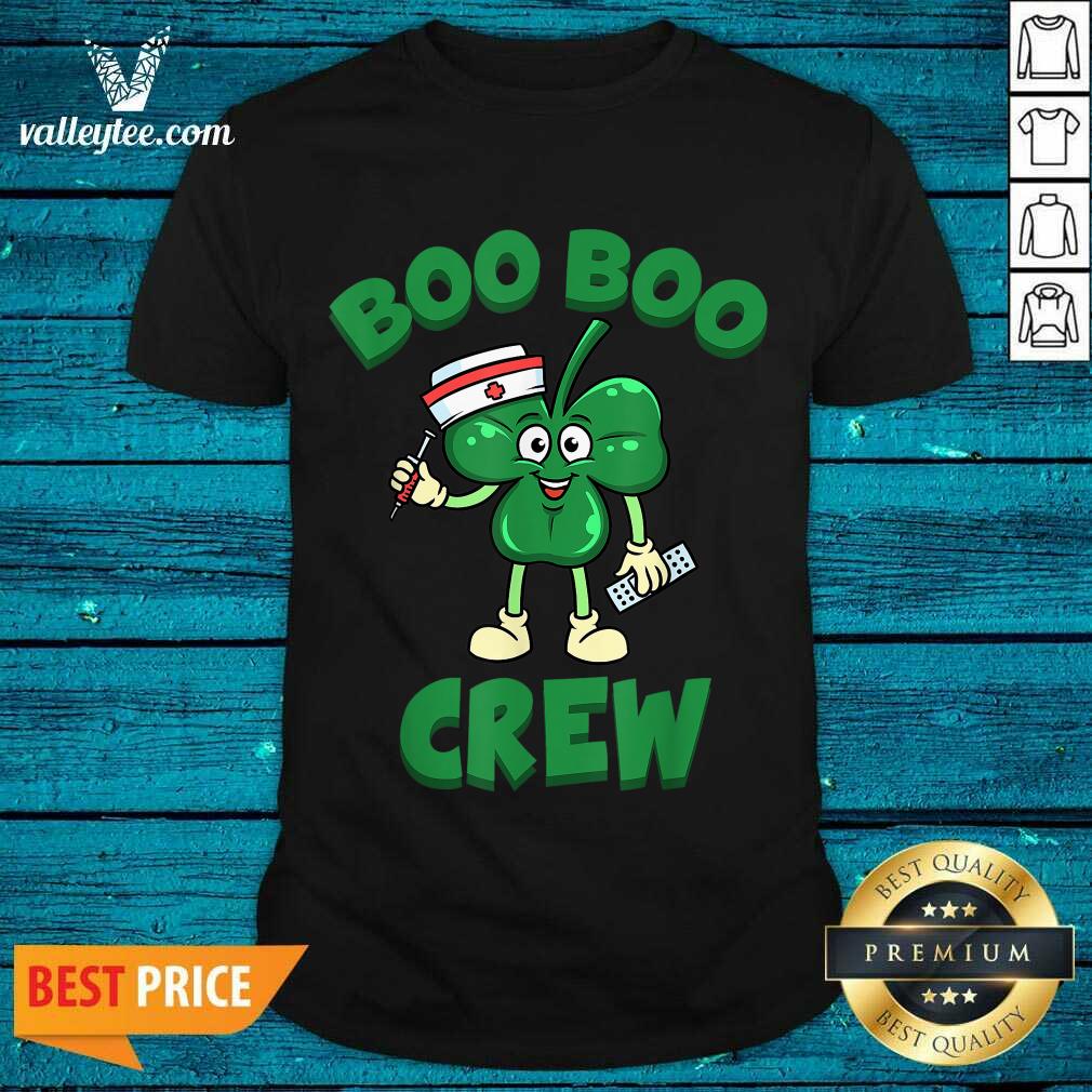 Sweet Lovely St Patricks Day Nurse Boo Boo Crew Green Lucky Gift Shirt