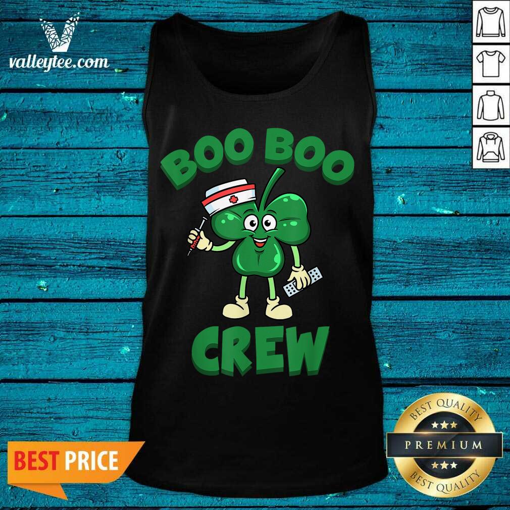 Sweet Lovely St Patricks Day Nurse Boo Boo Crew Green Lucky Gift Shirt - Image 3
