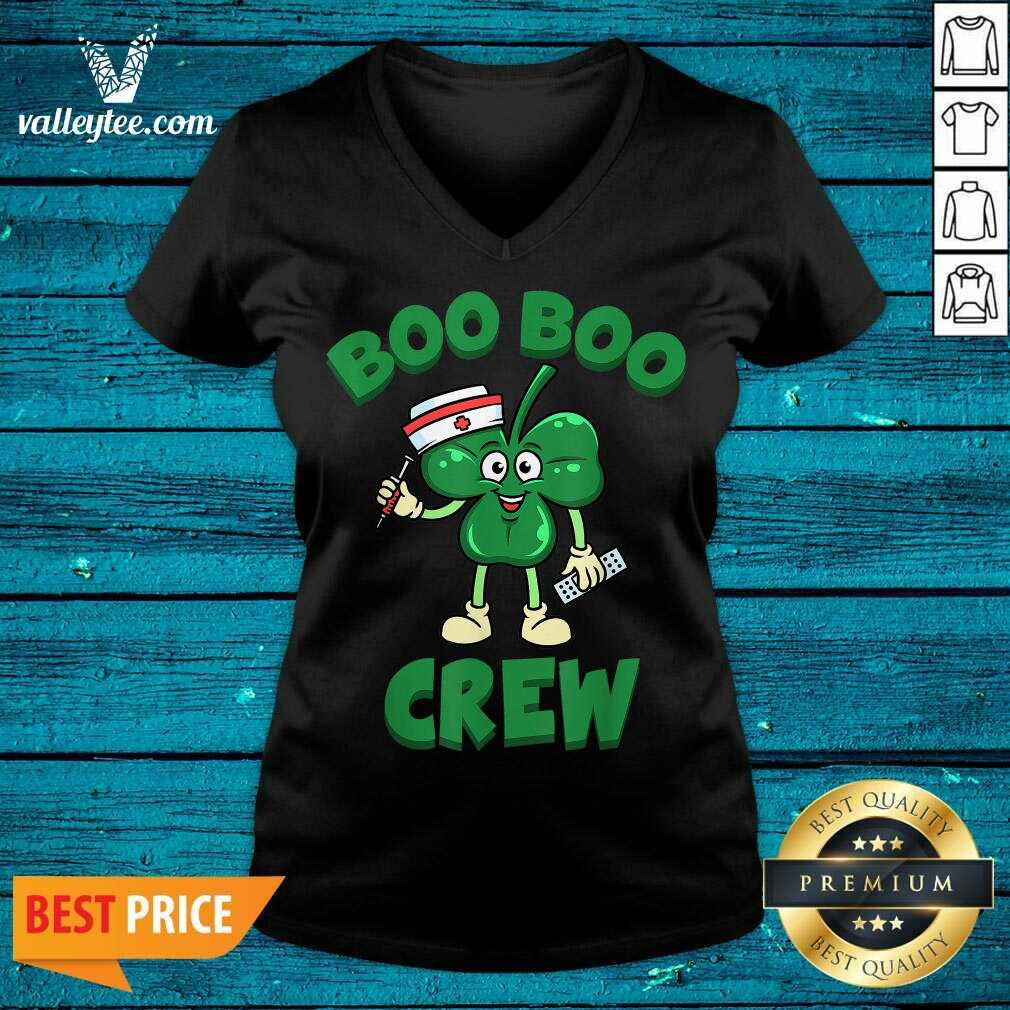 Sweet Lovely St Patricks Day Nurse Boo Boo Crew Green Lucky Gift Shirt - Image 4