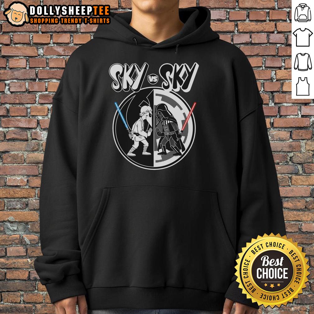 Good Sky Vs Sky Star Wars T-Shirt - Image 2
