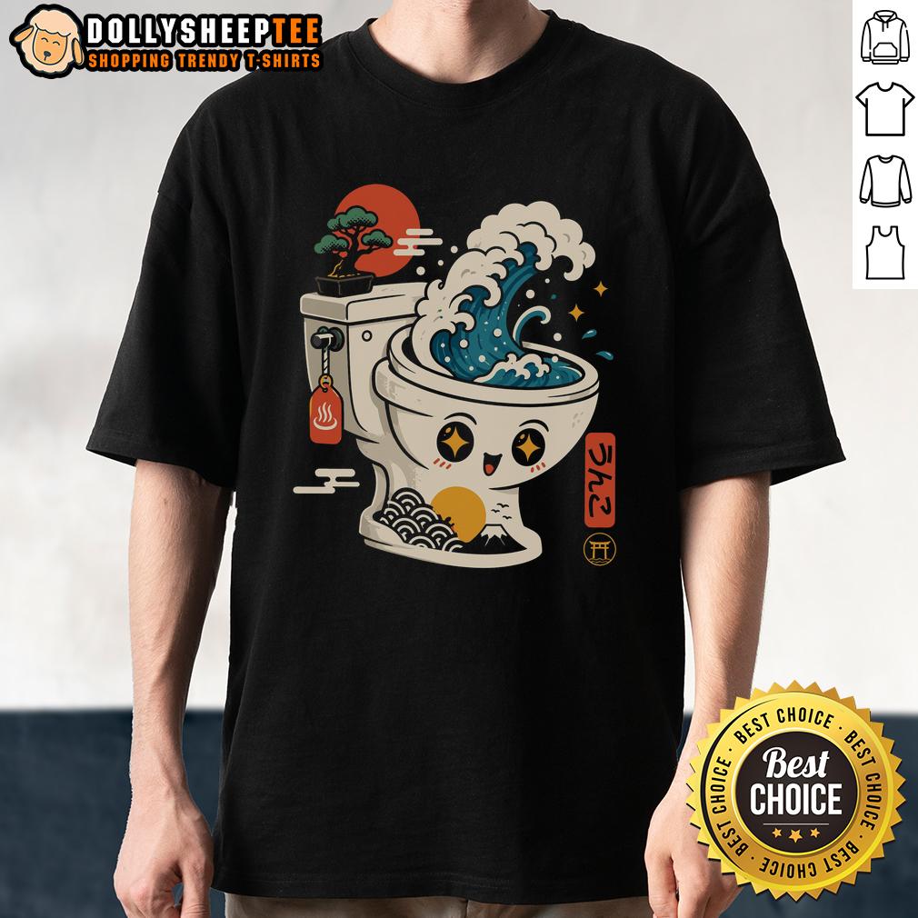 Good The Great Flush Wave Funny Toilet Spoof T-Shirt