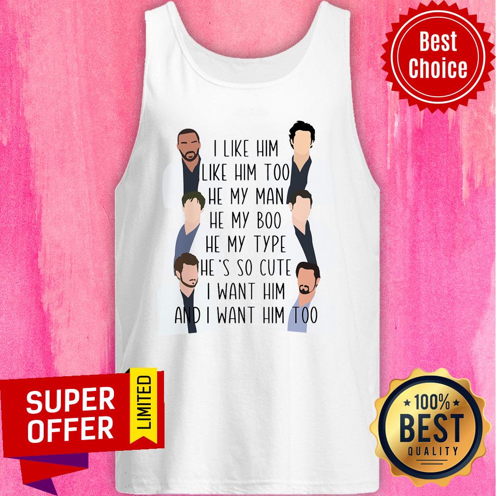 I Like Him Too He My Man He My Boo He My Type Shirt - Image 3