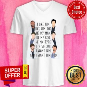 Alternative view of I Like Him Too He My Man He My Boo He My Type Shirt