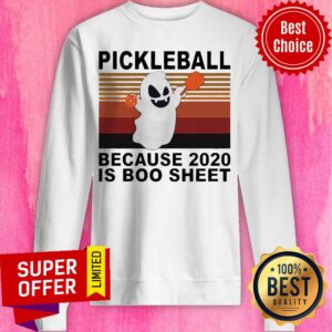 Alternative view of Pickleball Because 2020 Is Boo Sheet Spirirt Vintage Retro Shirt