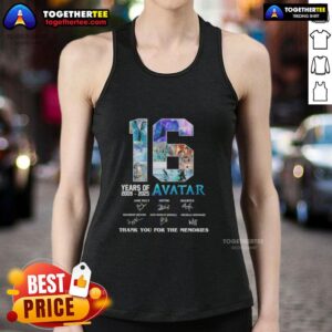 Alternative view of Original 16 Years 2009-2025 Avatar Movies 3 Thank You For The Memories Signatures T-Shirt