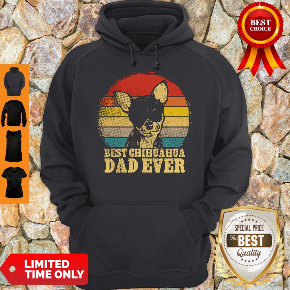 Vintage Best Chihuahua Dad Ever Shirt - Image 3