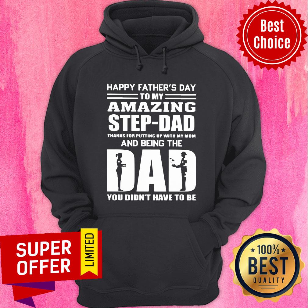Happy Father's Day Amazing Step Dad Shirt - Image 5