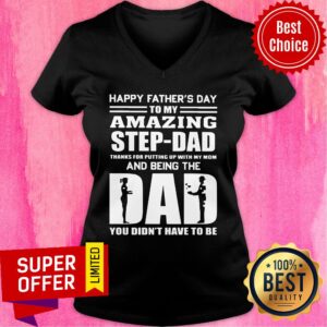 Alternative view of Happy Father's Day Amazing Step Dad Shirt