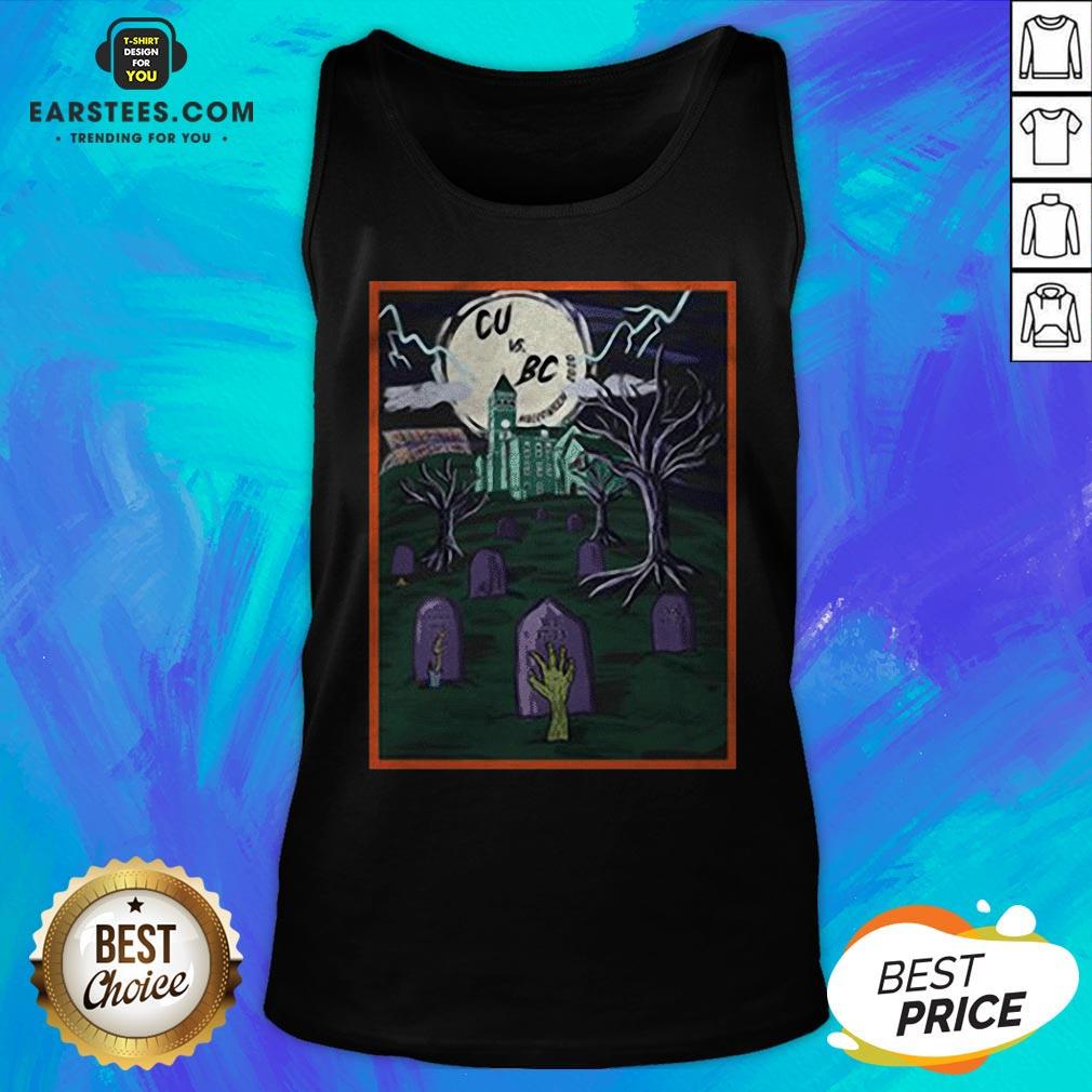 Pretty CU Vs BC Tiger Halloween Shirt - Image 5