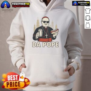 Alternative view of Good Da Pope Hot Dog America Chicago Pope Leo XIV T-Shirt