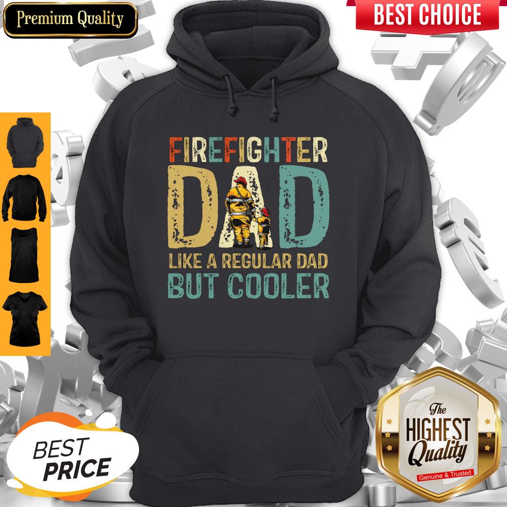 Firefighter Dad Like A Regular Dad But Cooler Classic T-Shirt - Image 3
