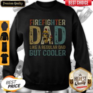 Alternative view of Firefighter Dad Like A Regular Dad But Cooler Classic T-Shirt