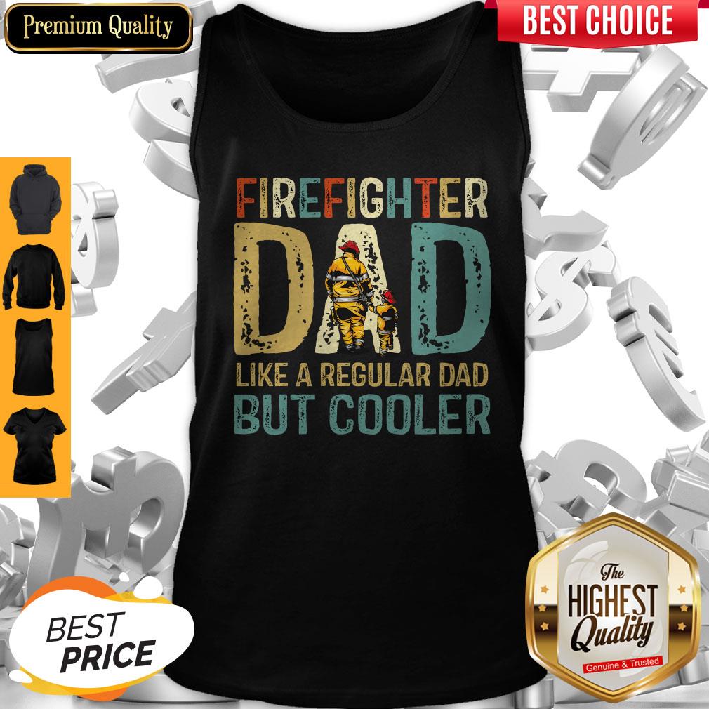 Firefighter Dad Like A Regular Dad But Cooler Classic T-Shirt - Image 5