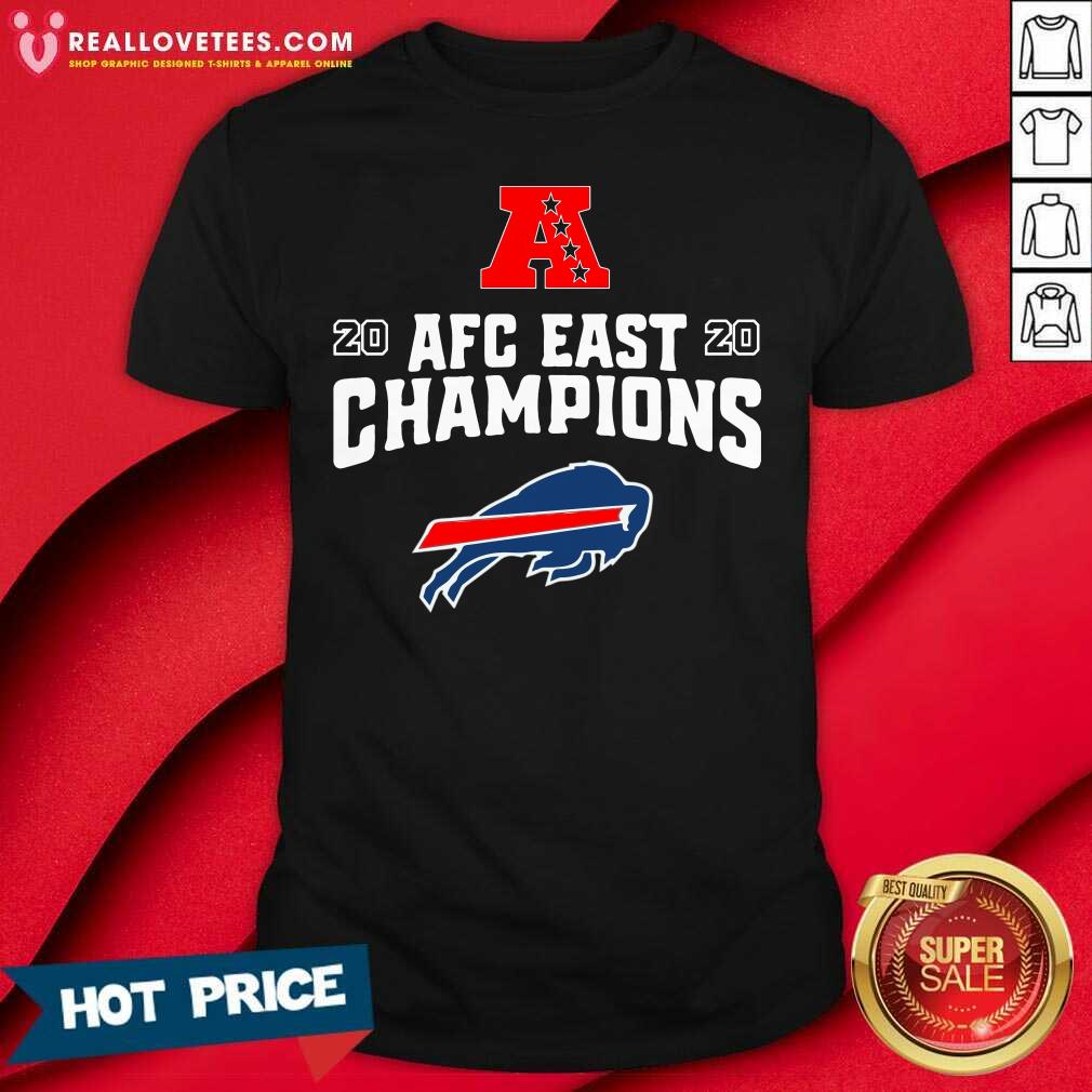 Official Buffalo Bills 2020 AFC East Champions Shirt