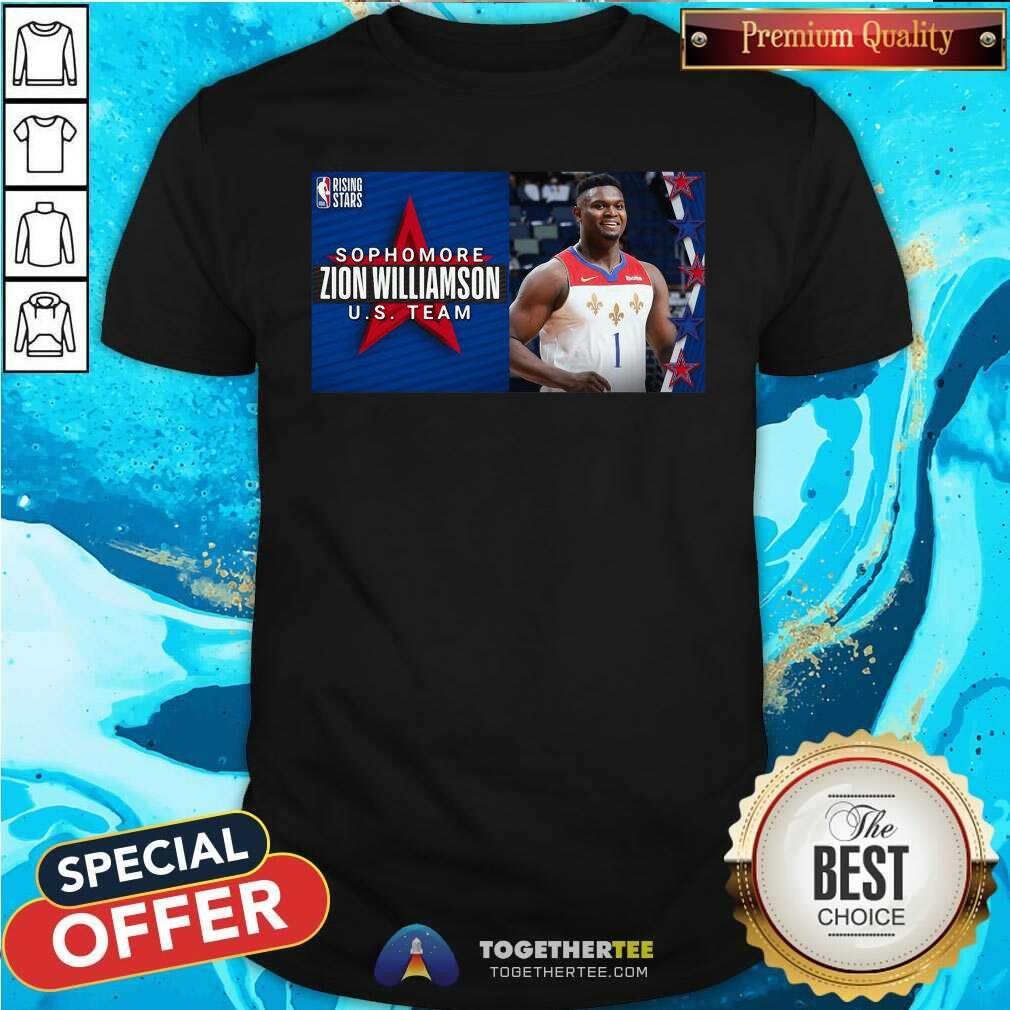 Premium Sophomore Zion Williamson US Team Shirt