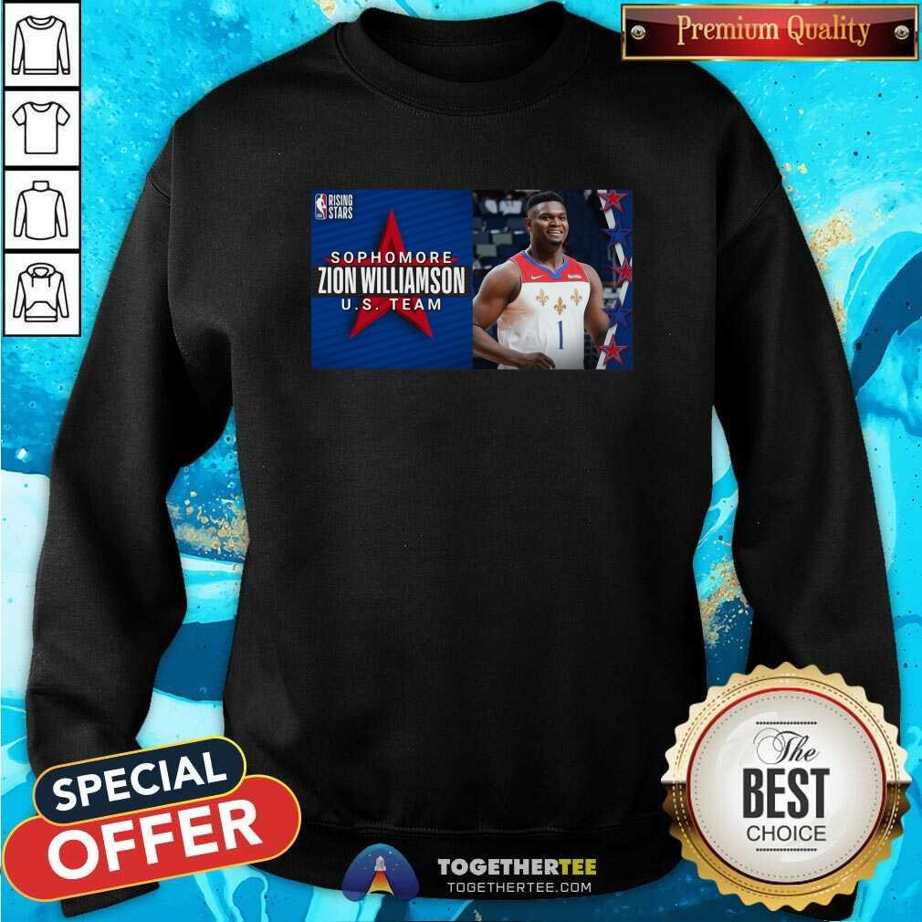 Premium Sophomore Zion Williamson US Team Shirt - Image 4