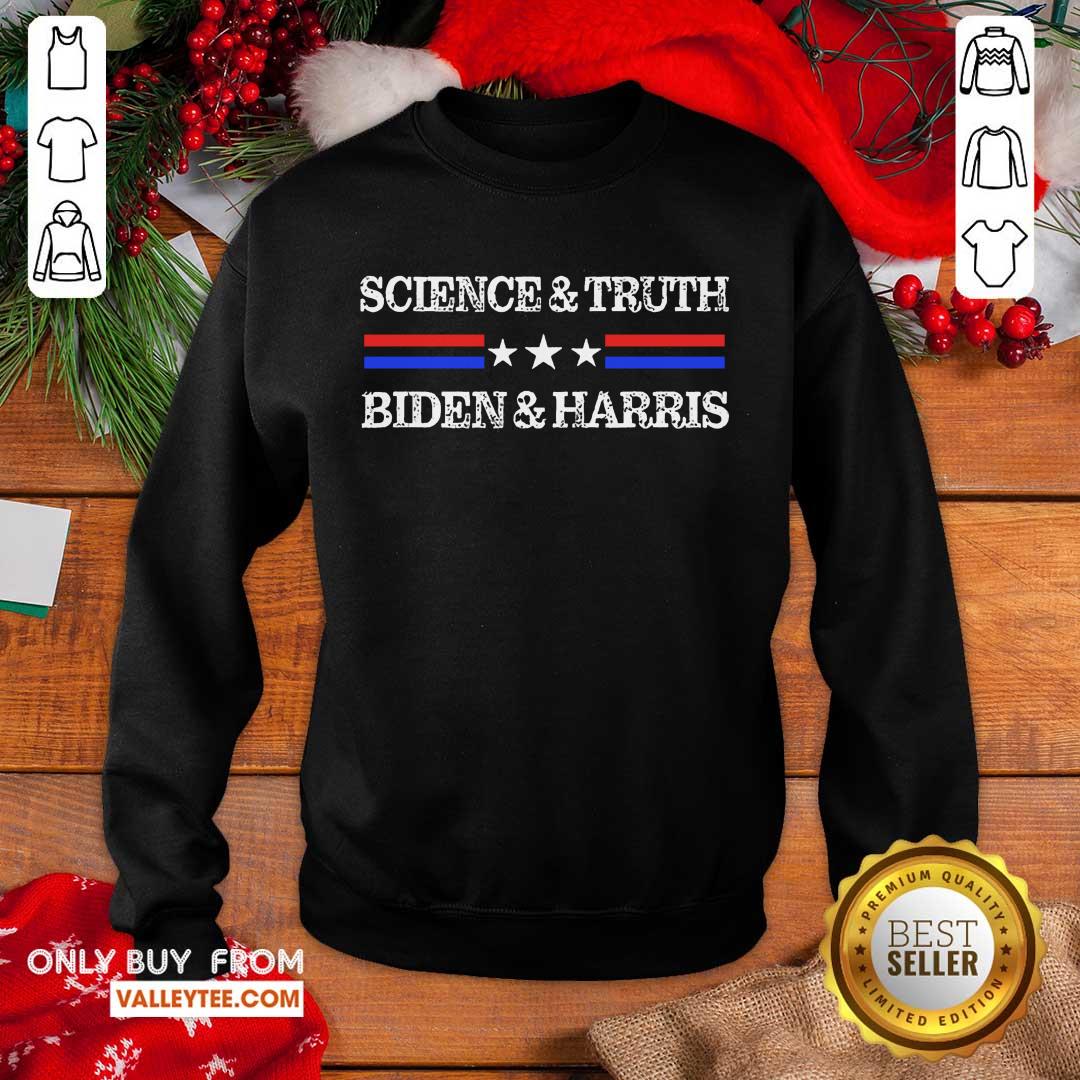 Sweet Science Truth Biden Harris Joe Biden Kamala Harris 2021 Shirt - Image 5