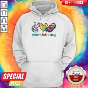 Alternative view of Good Peace Love Crocs Shirt