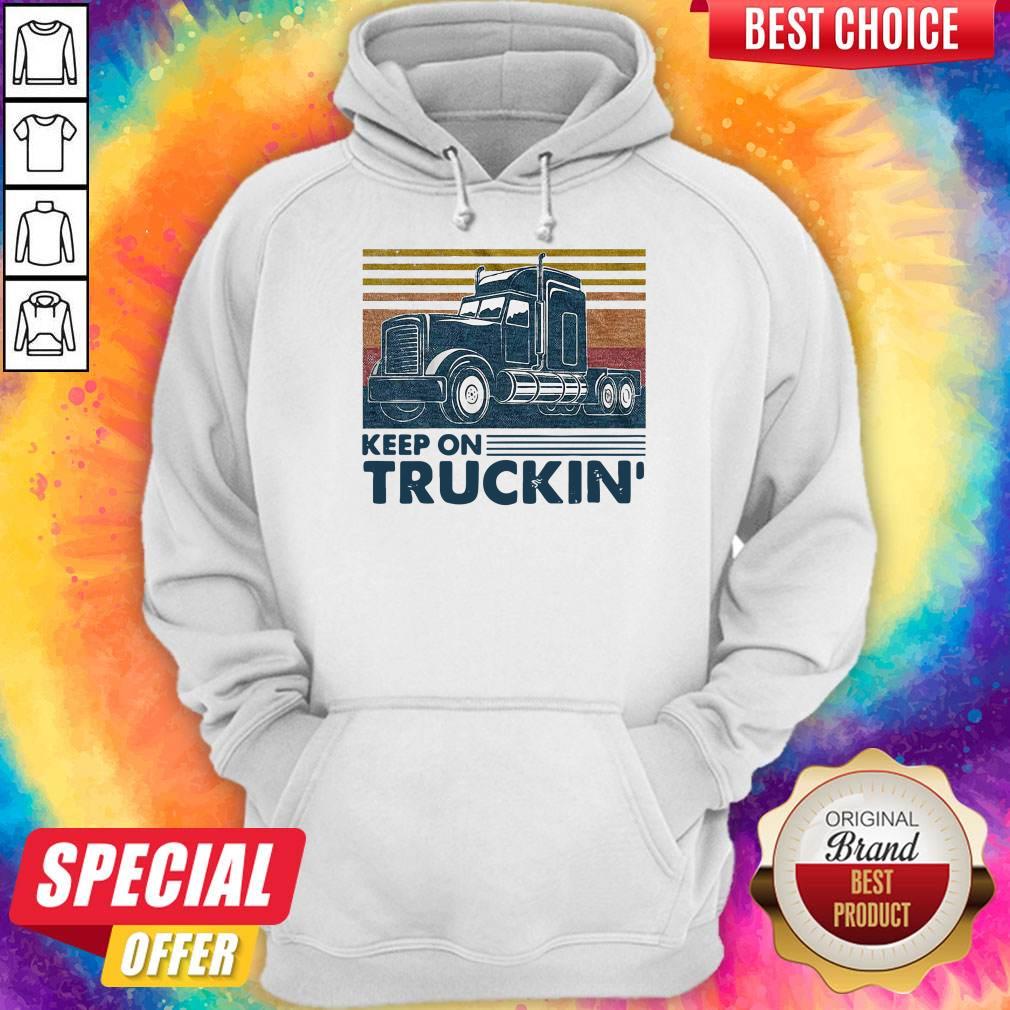 Nice Keep On Truckin Trucker Vintage Shirt - Image 2