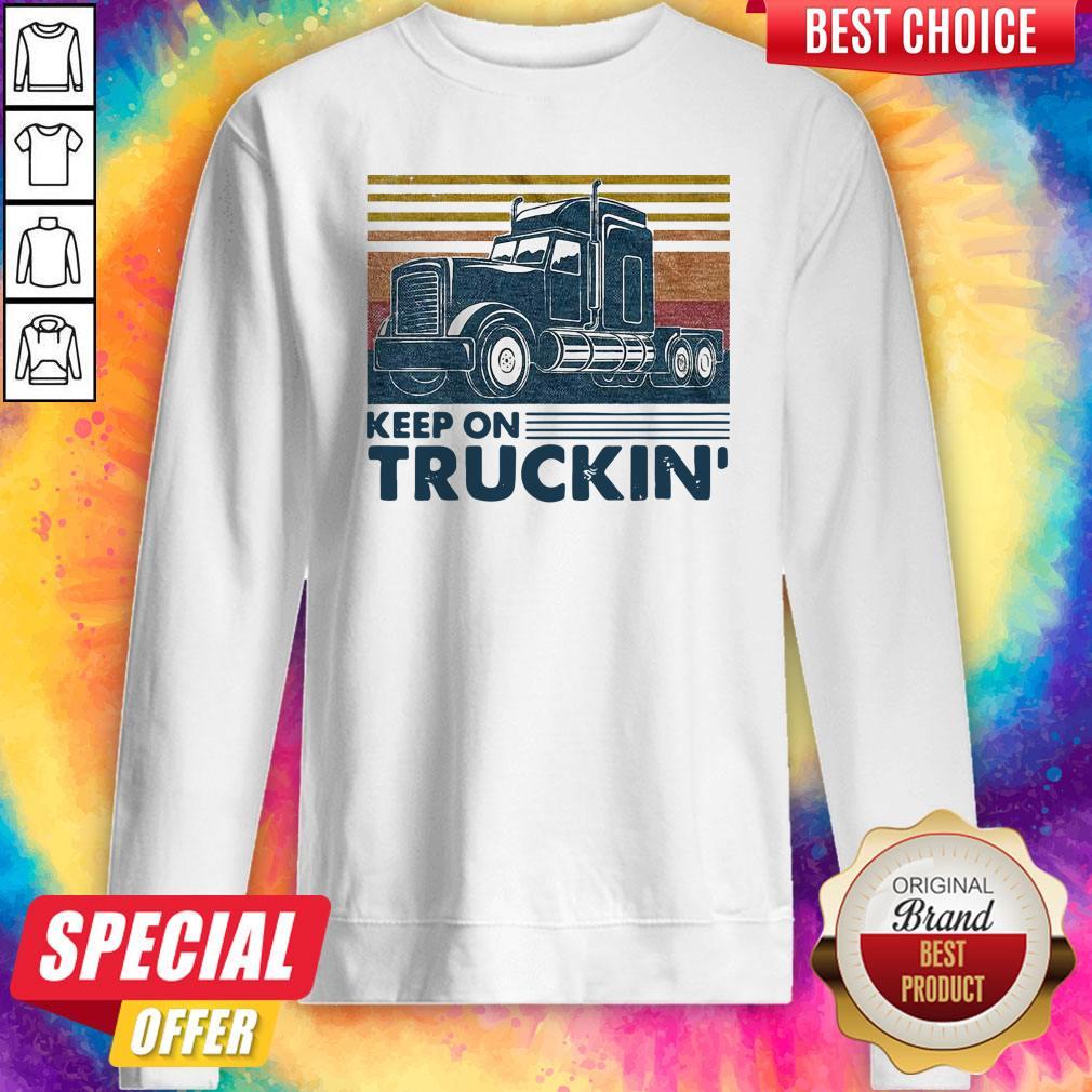 Nice Keep On Truckin Trucker Vintage Shirt - Image 5