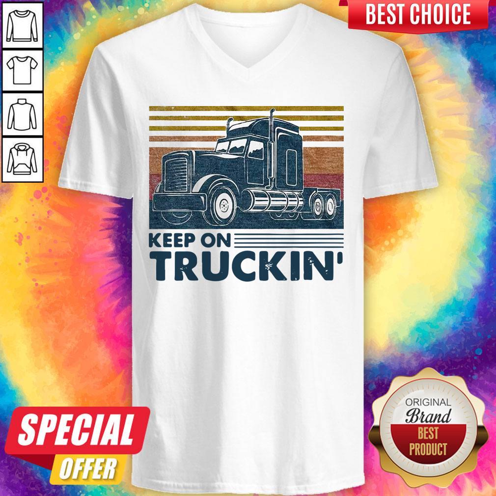 Nice Keep On Truckin Trucker Vintage Shirt - Image 3