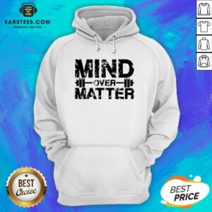 Alternative view of Original Fitness Mind Over Matter Shirt