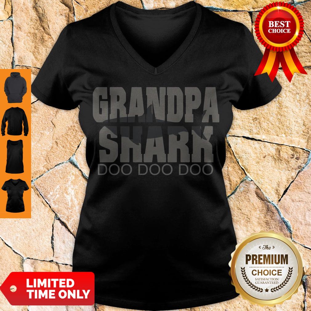 Perfect Grandpa Shark Doo Doo Doo Shirt - Image 2