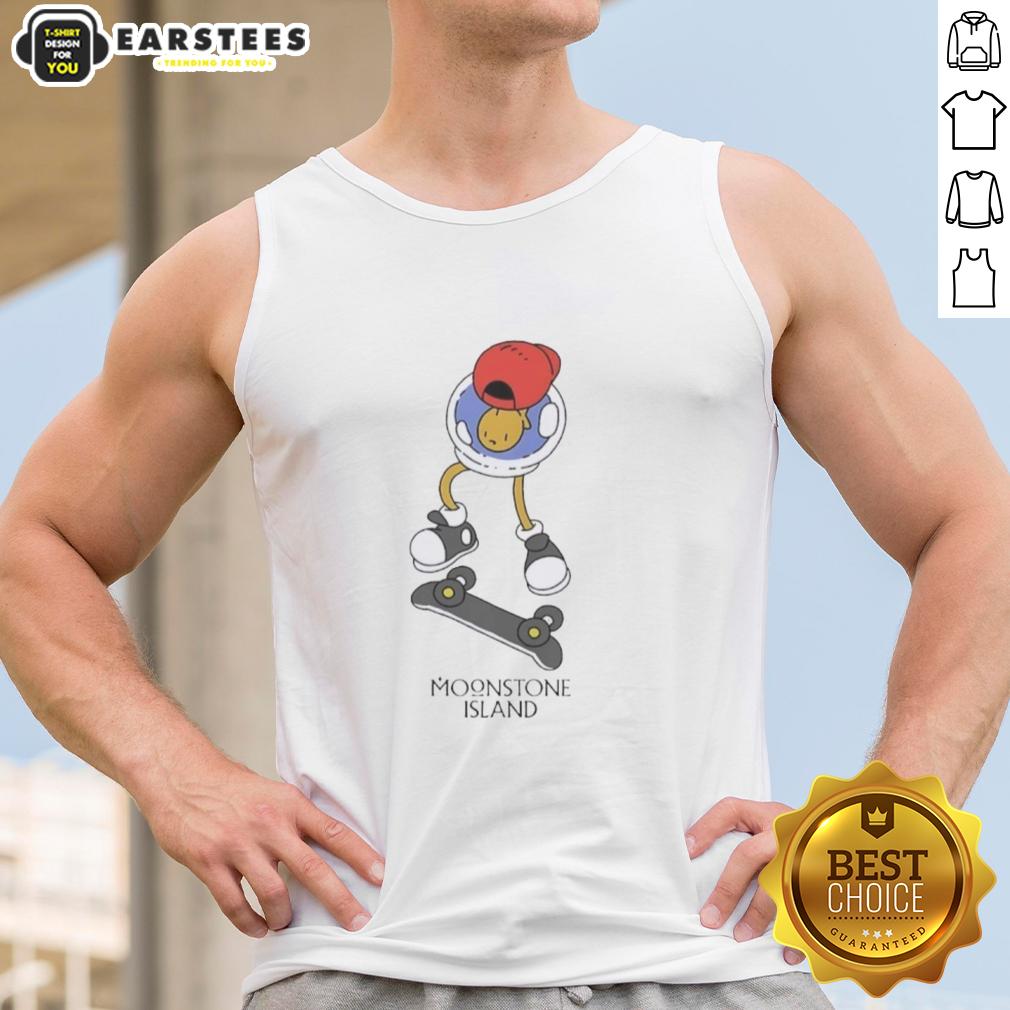 Nice Moonstone Island Skateboarding T-Shirt - Image 4
