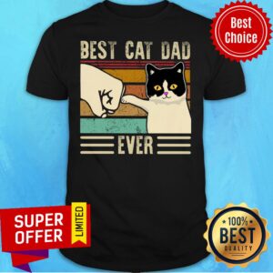 Best Cat Dad Ever Vintage Shirt