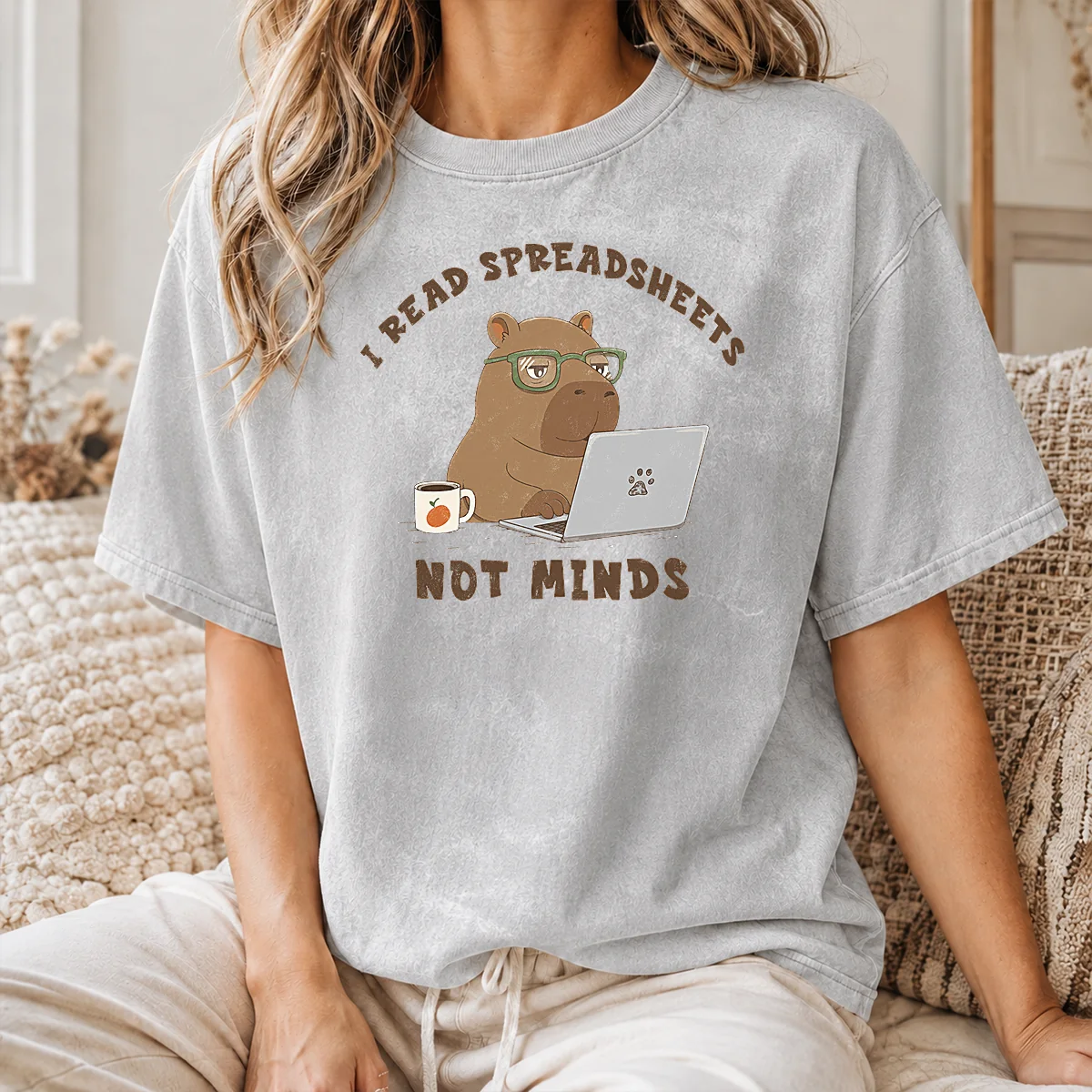 Funny I Read Spreadsheets Shirt - Image 8