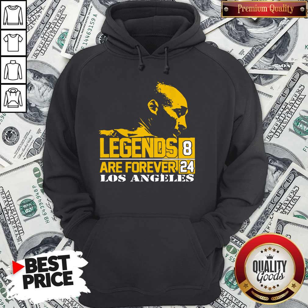 Kobe Bryant Legends Are Forever Los Angeles 8 24 Shirt - Image 3