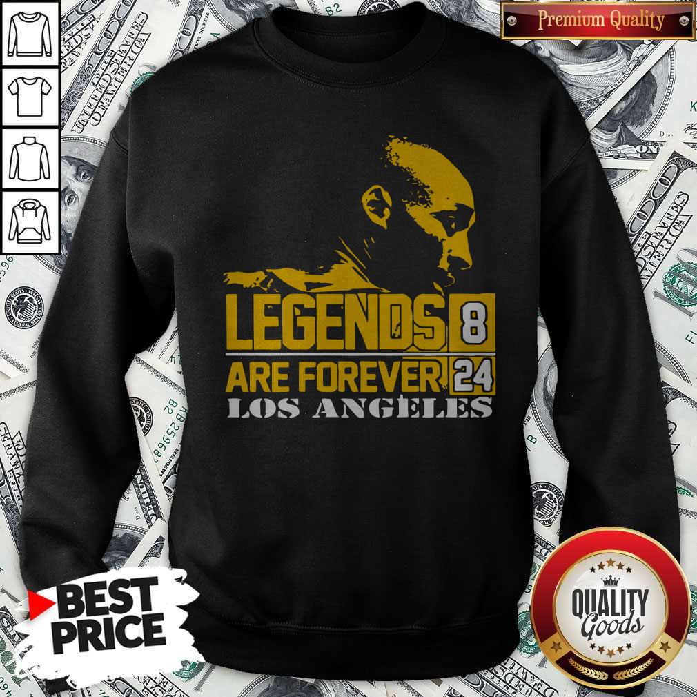 Kobe Bryant Legends Are Forever Los Angeles 8 24 Shirt - Image 4
