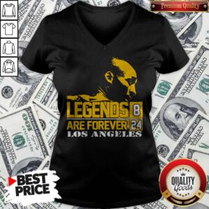 Alternative view of Kobe Bryant Legends Are Forever Los Angeles 8 24 Shirt