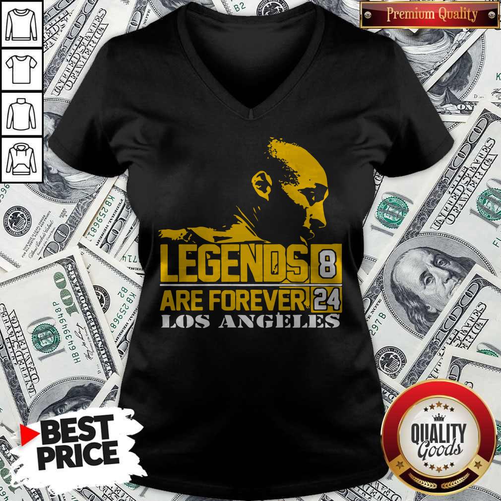 Kobe Bryant Legends Are Forever Los Angeles 8 24 Shirt - Image 2