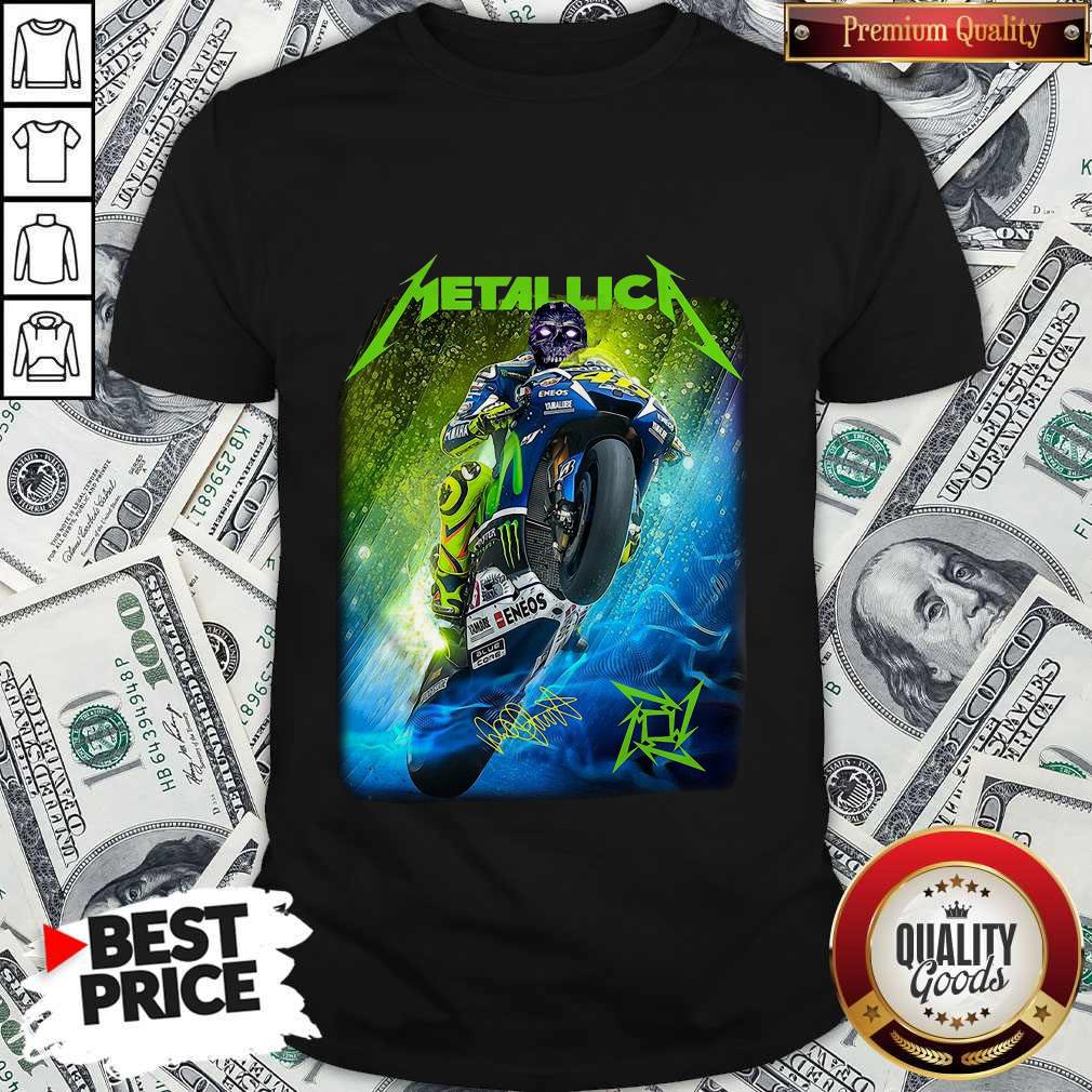 Metallica Valentino Rossi Signature Shirt