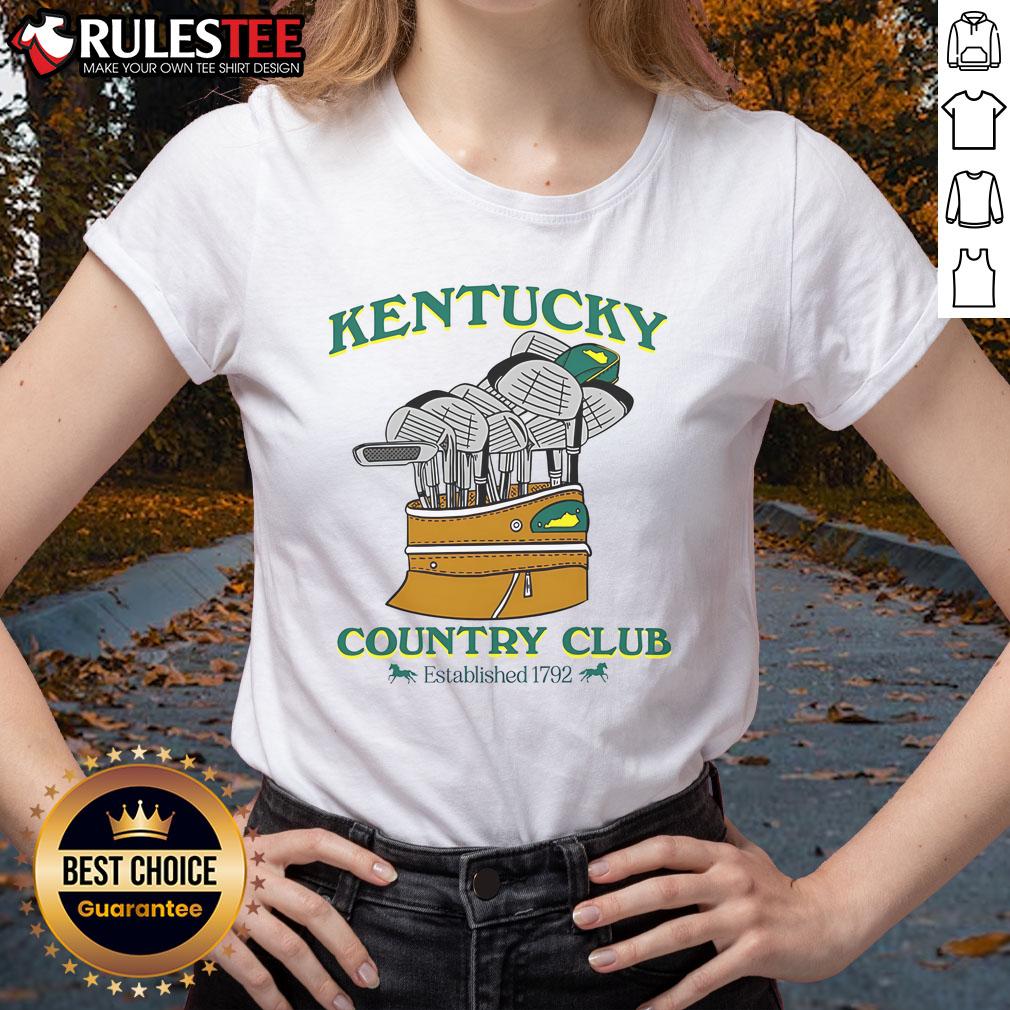 Awesome The Kentucky Country Club Established 1792 Golf T-Shirt - Image 3