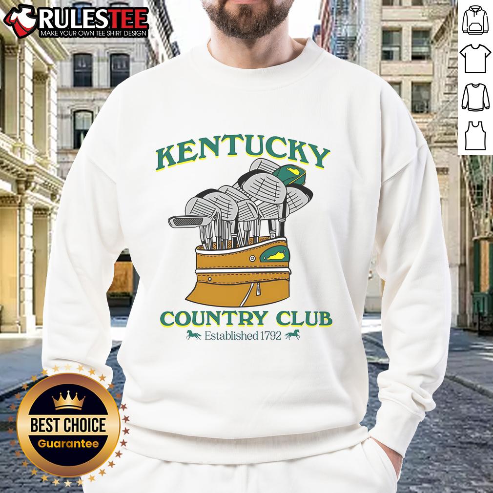 Awesome The Kentucky Country Club Established 1792 Golf T-Shirt - Image 5