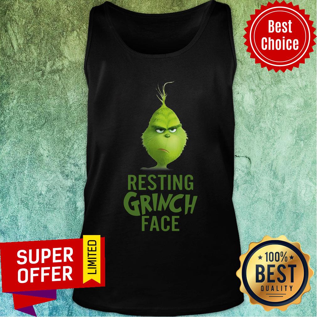 Awesome Resting Grinch Face Shirt - Image 4