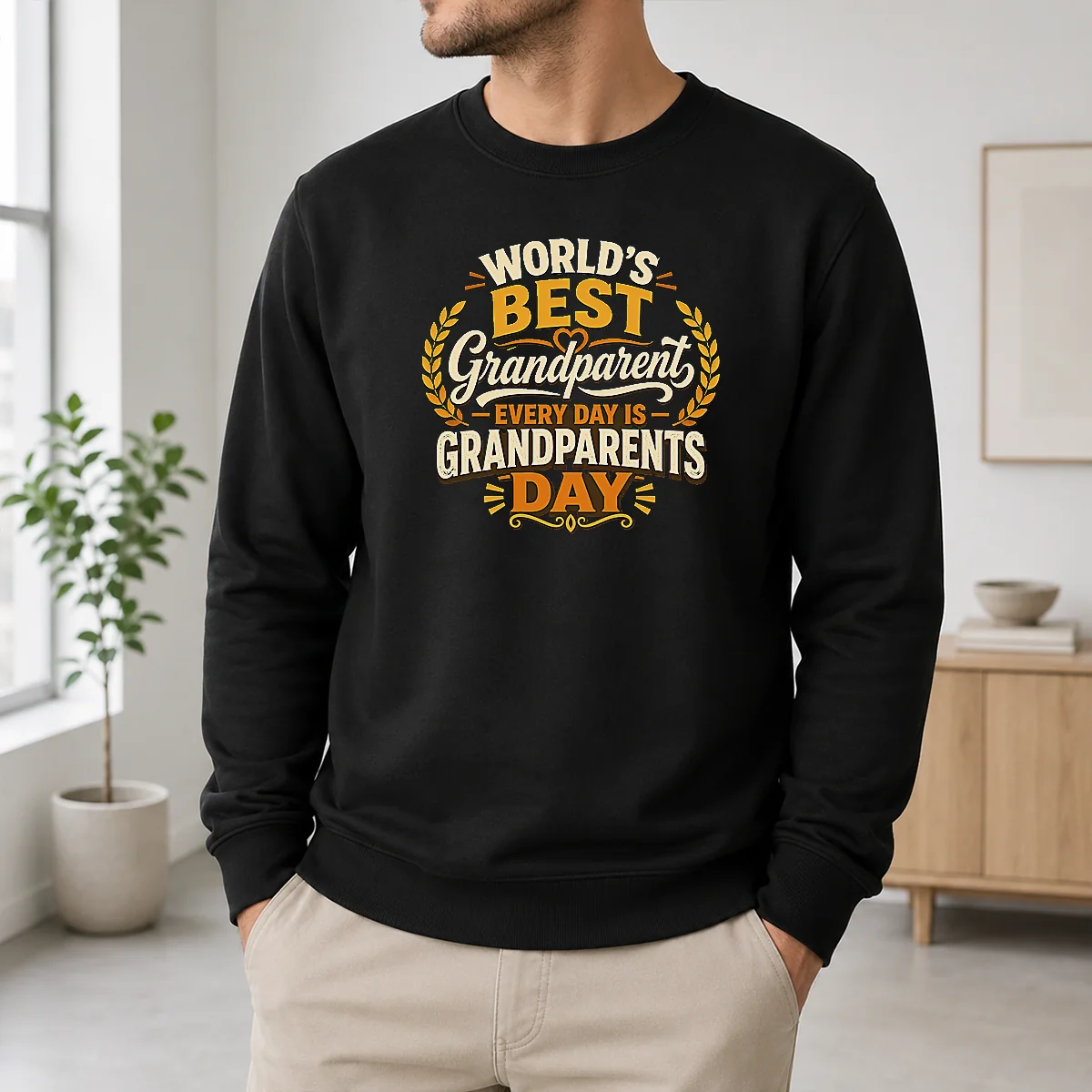 Funny Pretty Grandparents Day Typography Shirt Celebrating Family Love Shirt - Image 6