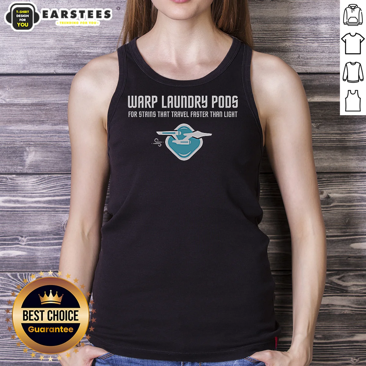 Premium Warp Speed Laundry Pods Fast Stain Removal Geek Shirt - Image 5