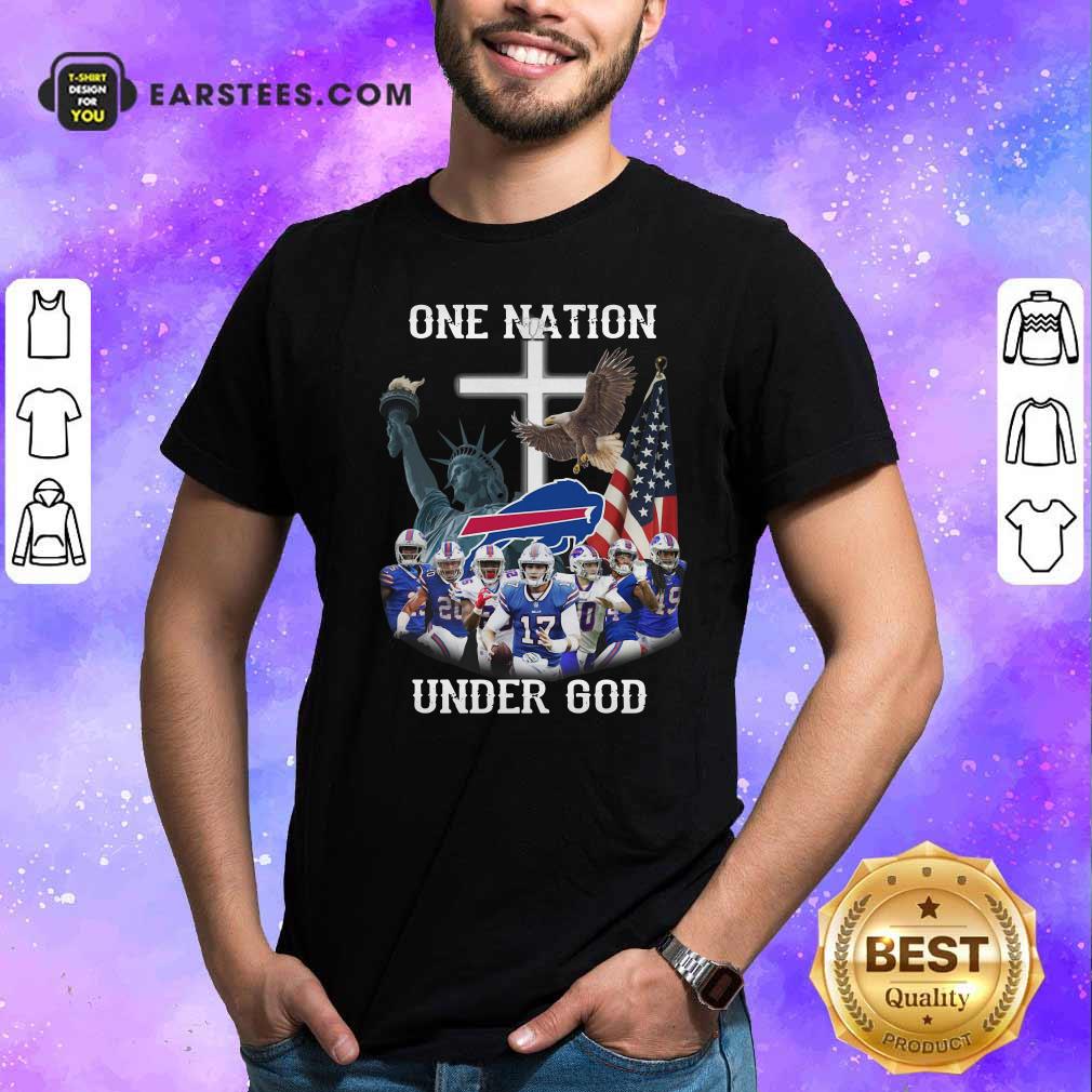 Happy Buffalo Bills One Nation Under God American Flag Shirt