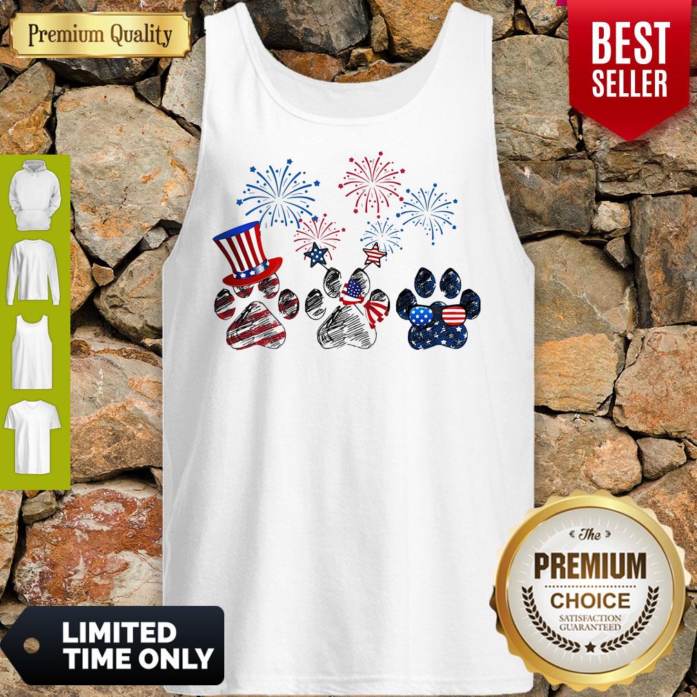 Nice American Independence Day Paw Dog Shirt - Image 5
