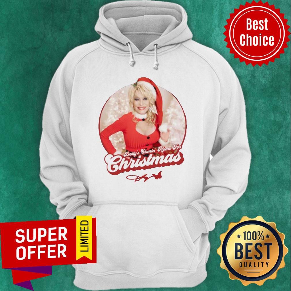Awesome Dolly Partons Comin Home For Christmas Shirt - Image 2