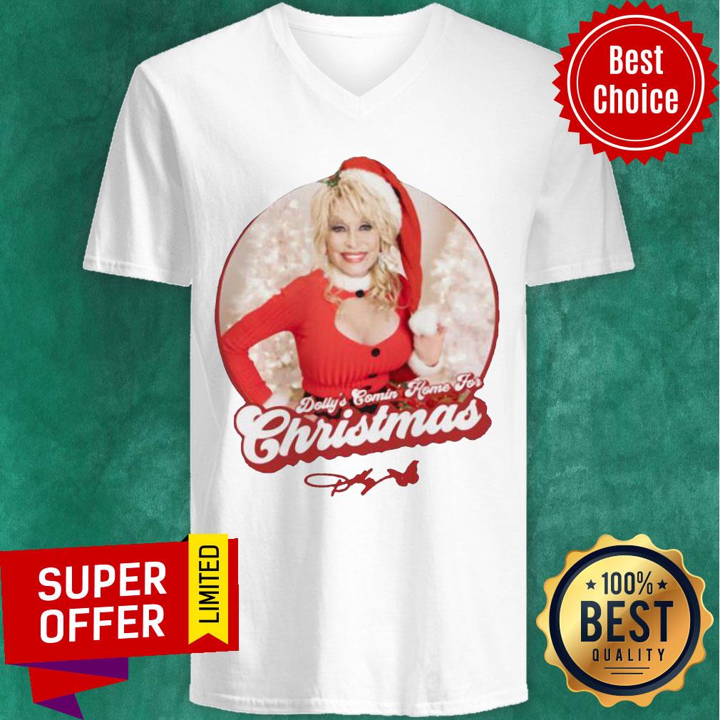 Awesome Dolly Partons Comin Home For Christmas Shirt - Image 5