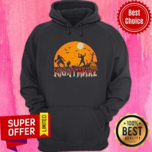 Alternative view of Nightmare Zombie Bat Cemtery Halloween Shirt