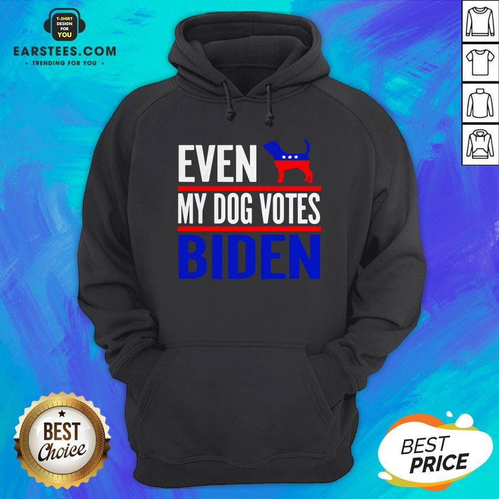 Even My Beagle Dog Votes Biden Democrat Election T-Shirt - Image 4