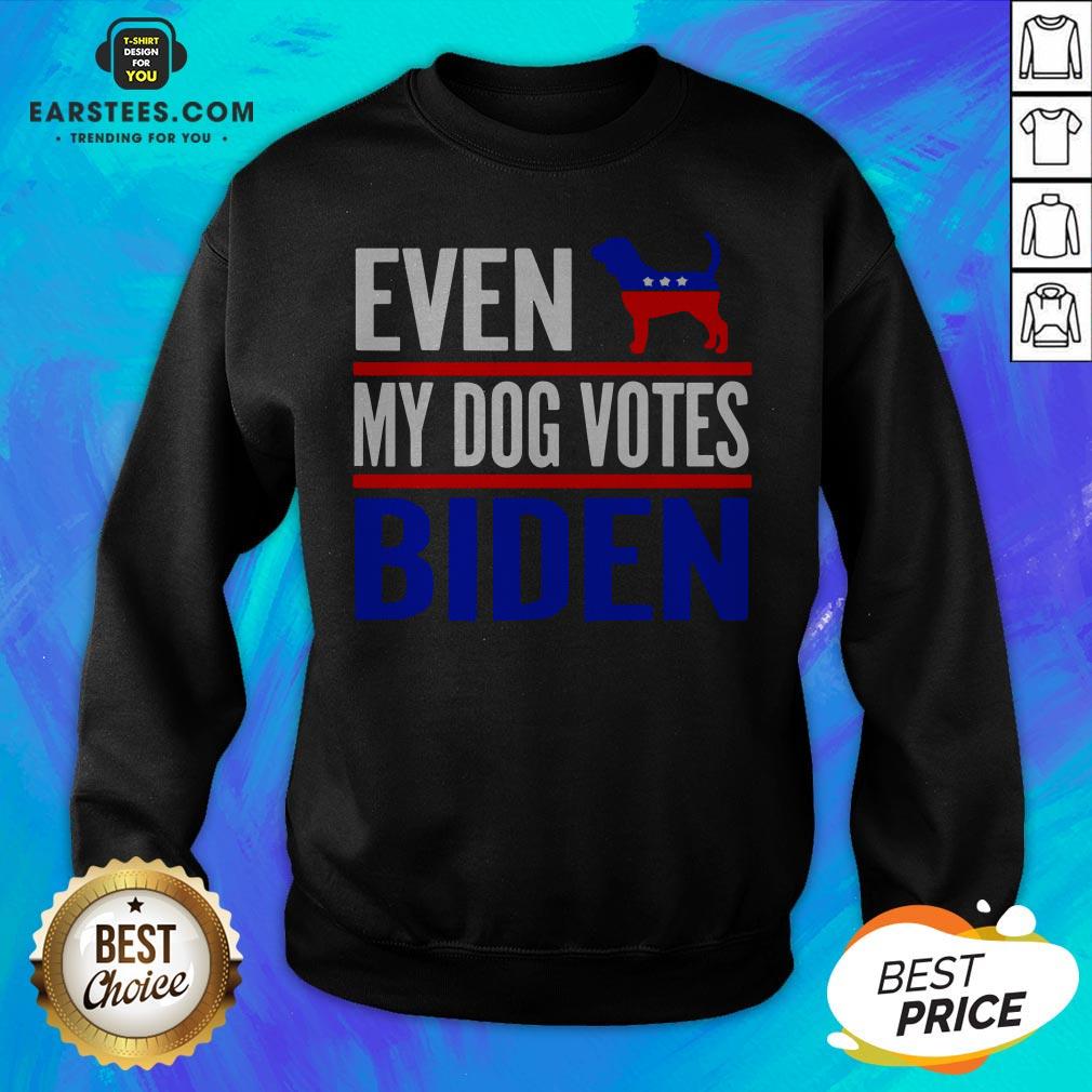 Even My Beagle Dog Votes Biden Democrat Election T-Shirt - Image 3
