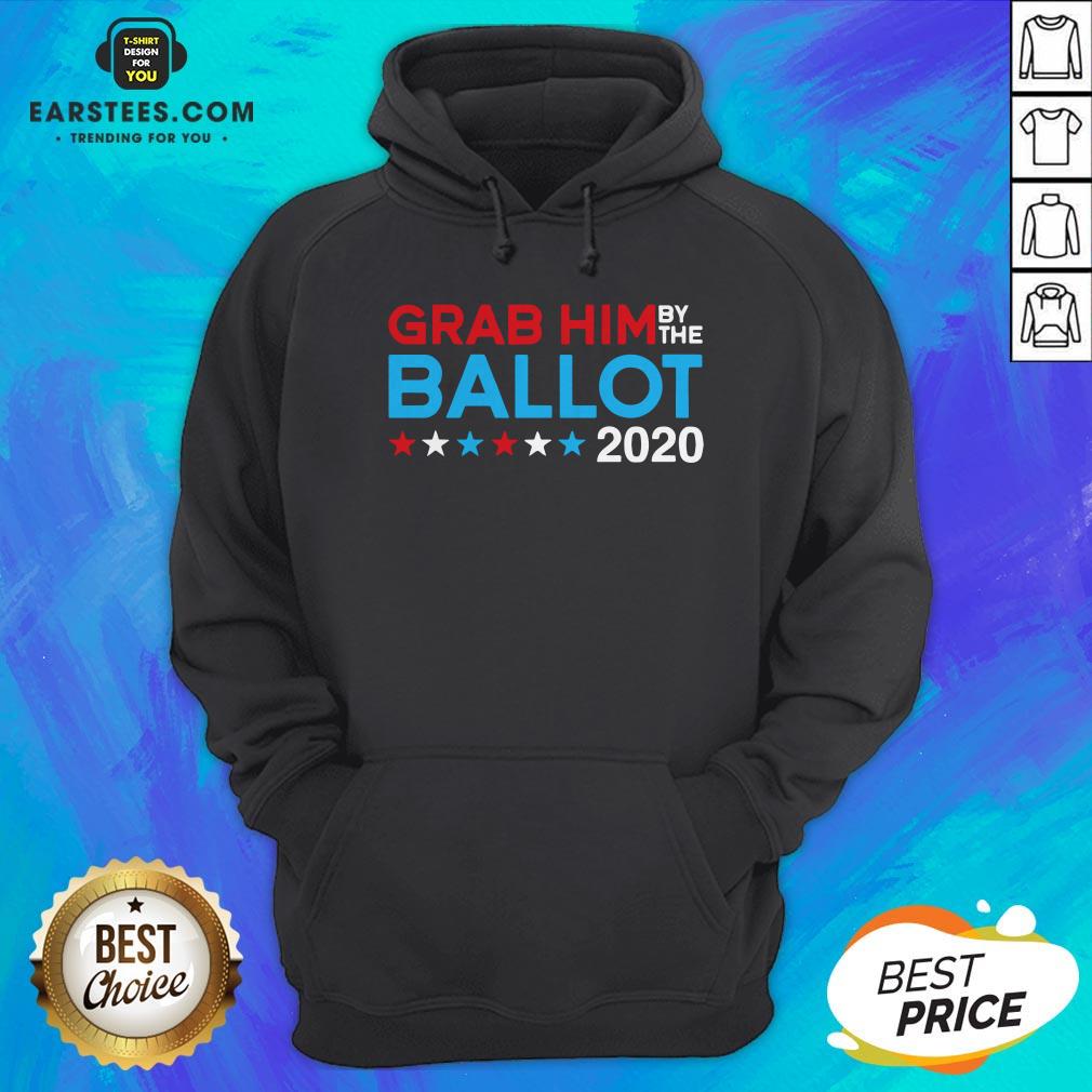 Grab Him By The Ballot – Joe Biden And Kamala Harris 2020 T-Shirt - Image 4