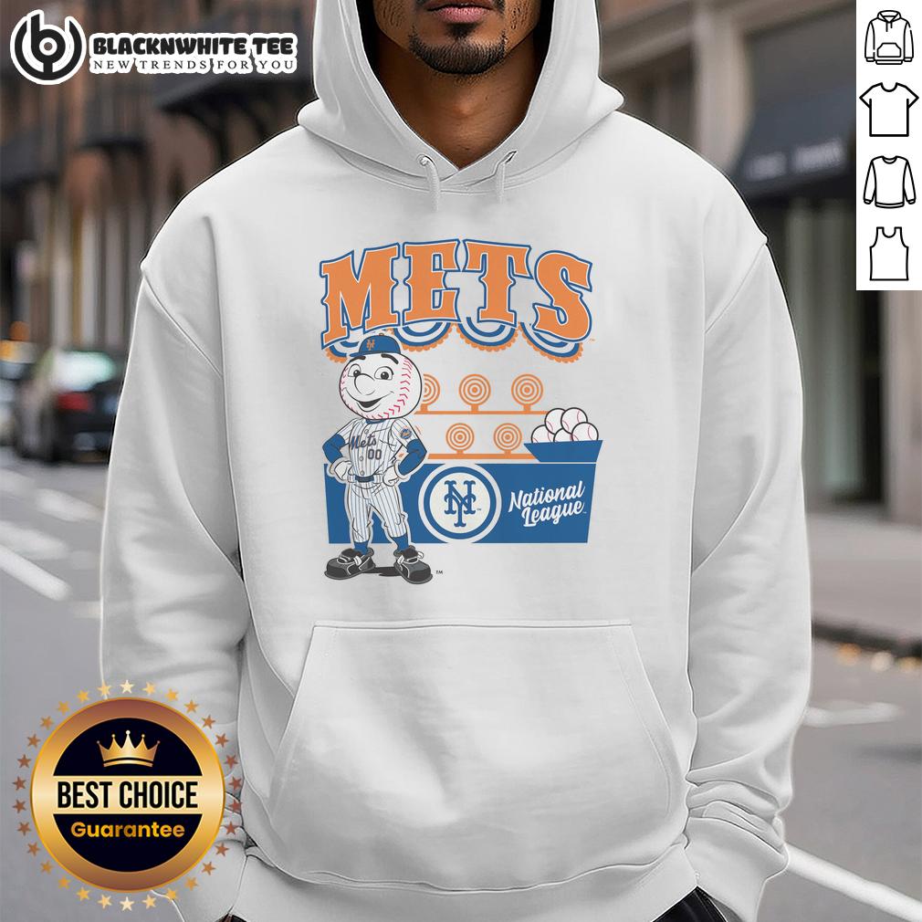 Pretty Mitchell & Ness Cream New York Mets Step Back Up T-Shirt - Image 2