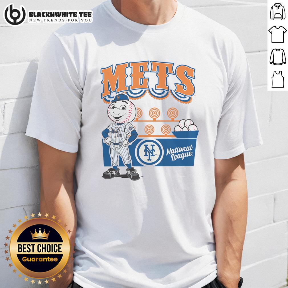 Pretty Mitchell & Ness Cream New York Mets Step Back Up T-Shirt